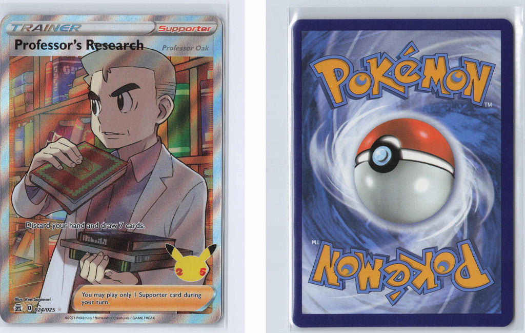 (#024/025) Professor's Research (Professor Oak) - Holo [Celebrations]