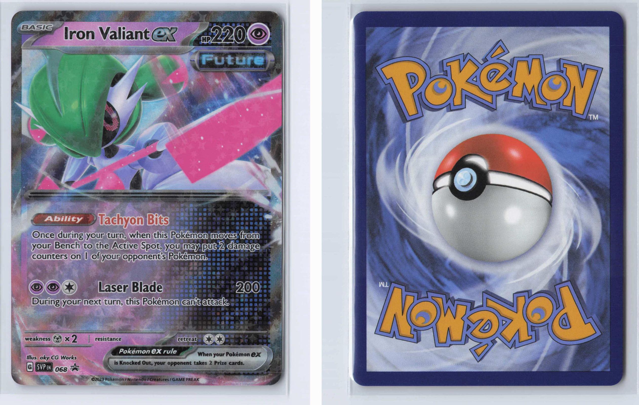 (#068) Iron Valiant ex - Holo [Scarlet & Violet Promo]