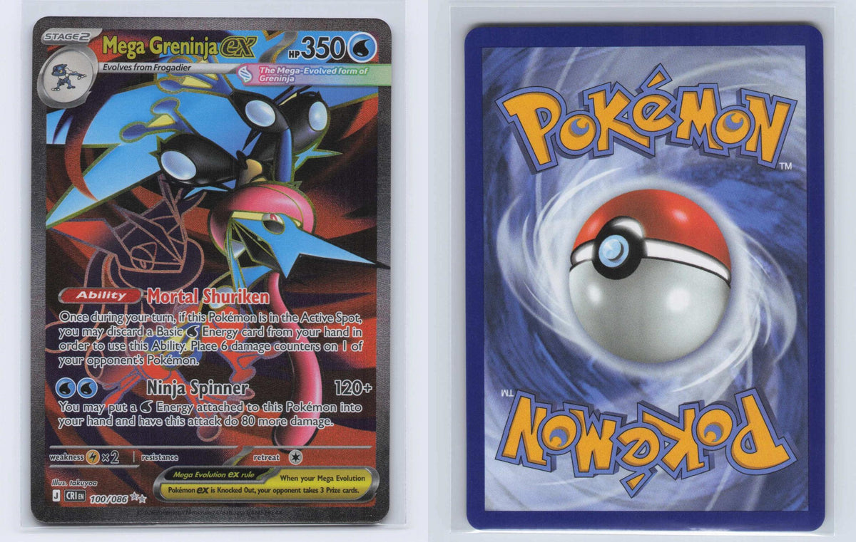(#100/086) Mega Greninja ex - Holo [Chaos Rising]