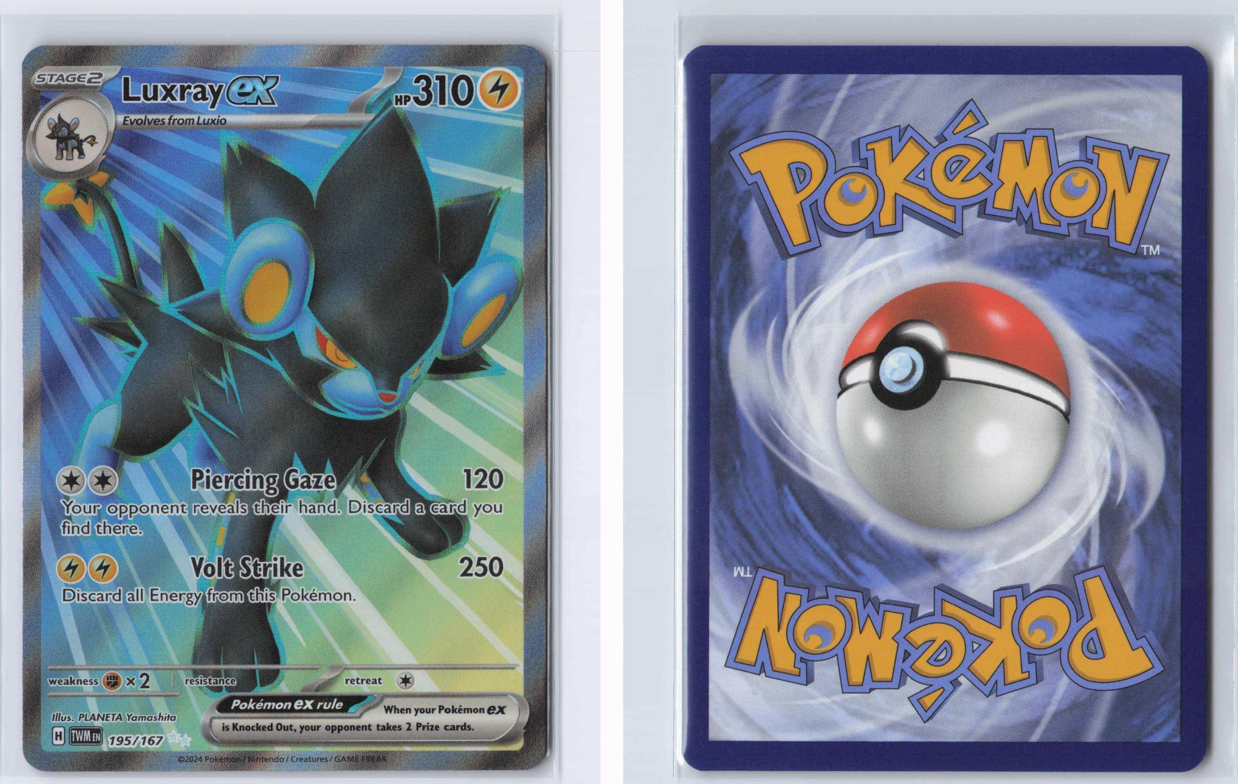 (#195/167) Luxray ex - Holo [Twilight Masquerade]