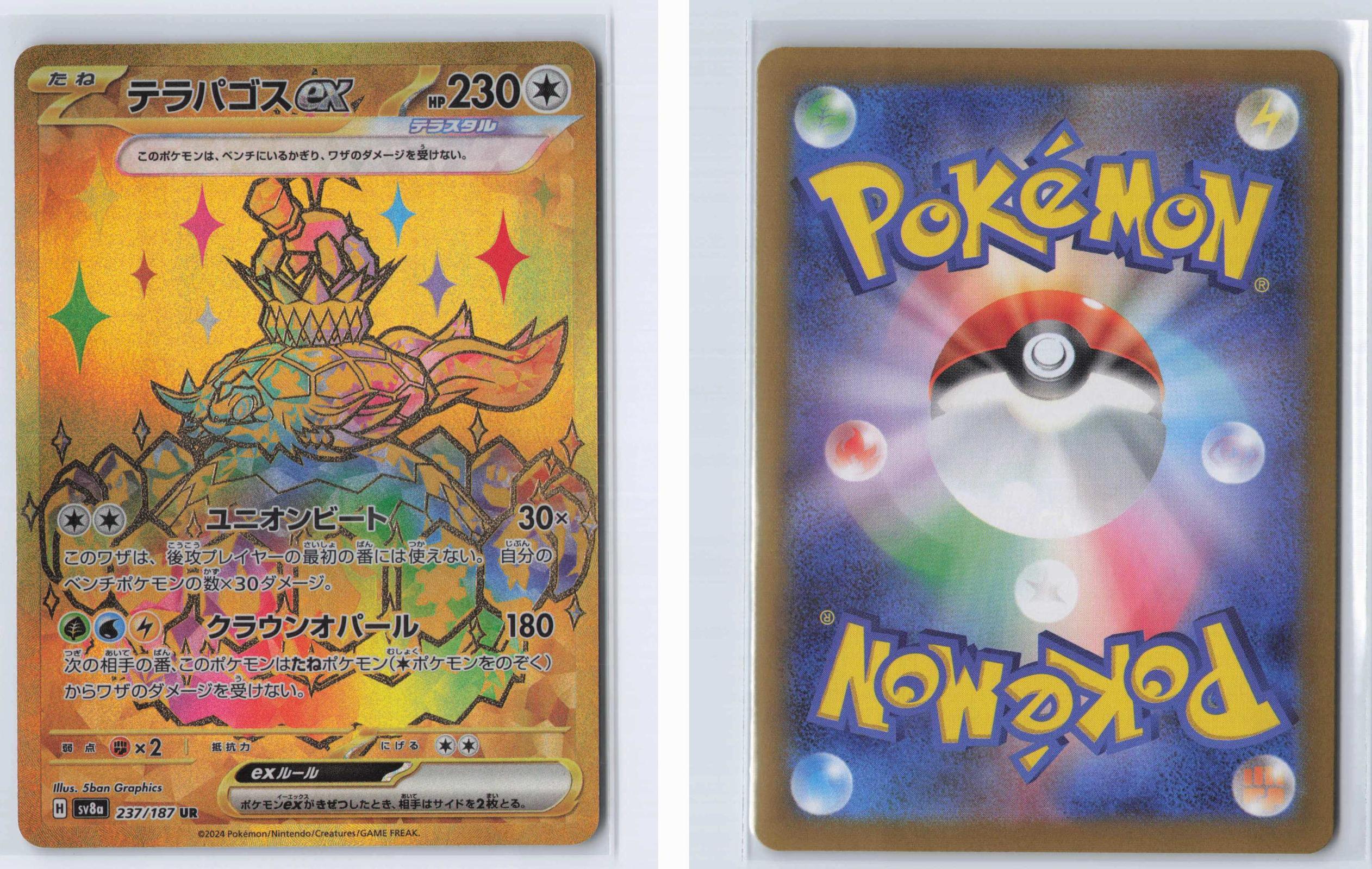 (#237/187) Terapagos ex - Holo [SV8a: Terastal Festival ex (JPN)]