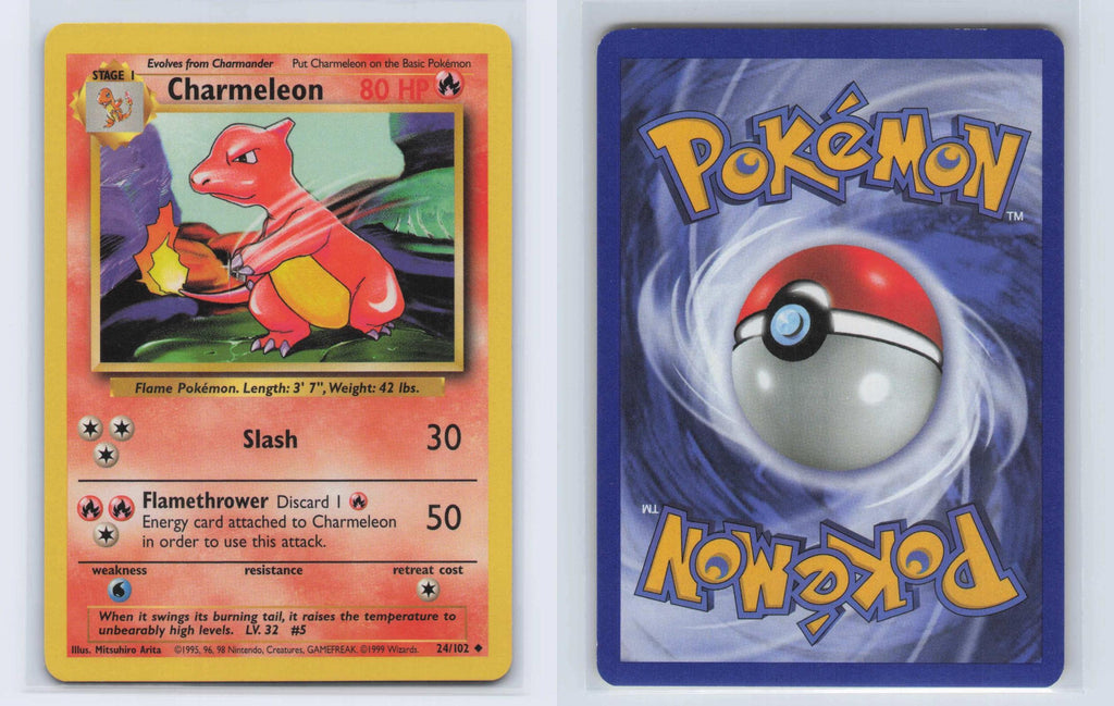 (#24/102) Charmeleon - Normal [Base Set Unlimited]