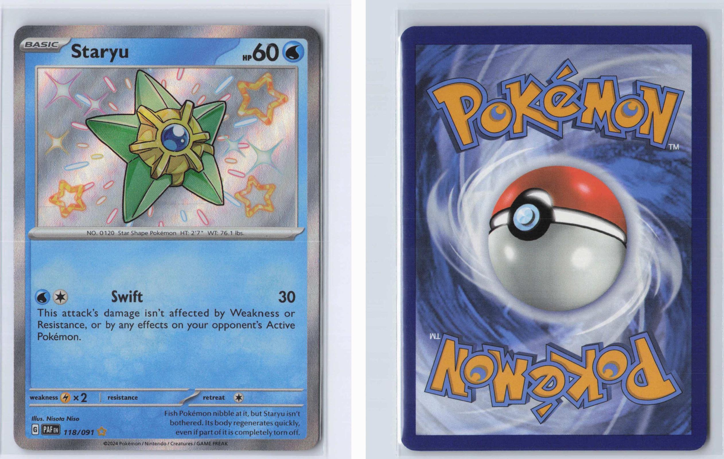 (#118/091) Staryu - Holo [Paldean Fates]