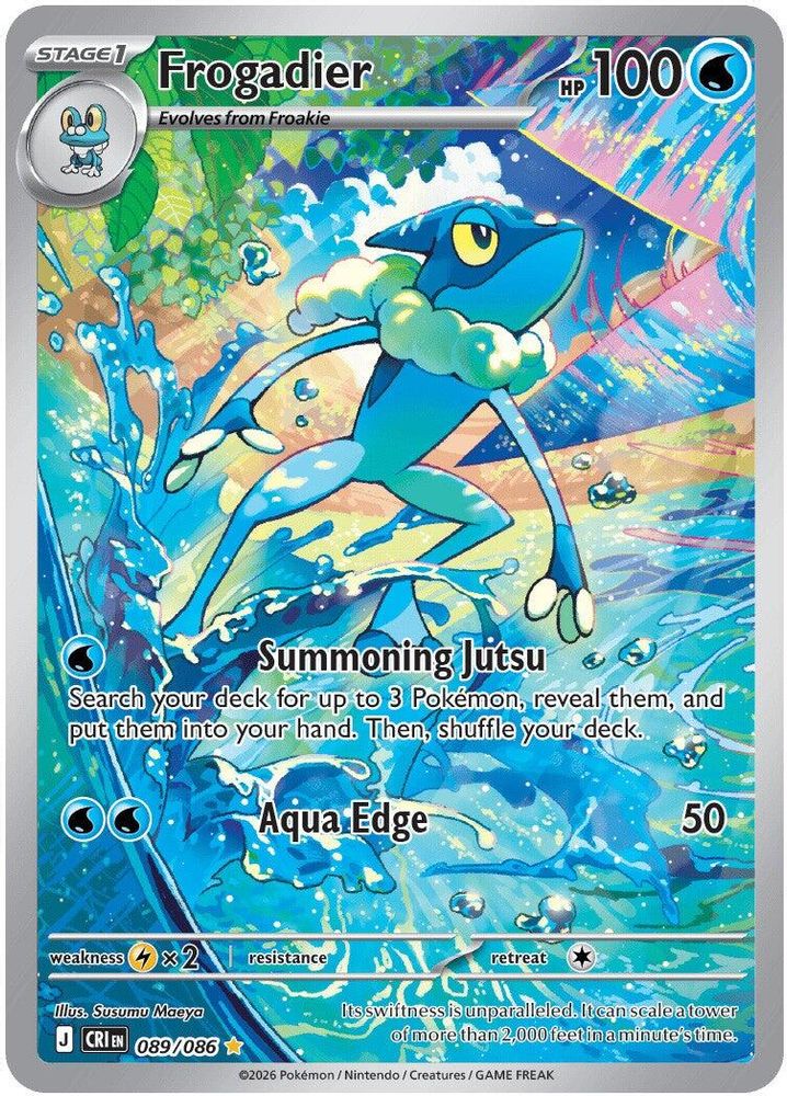 (#089/086) Frogadier - Holo [Chaos Rising]