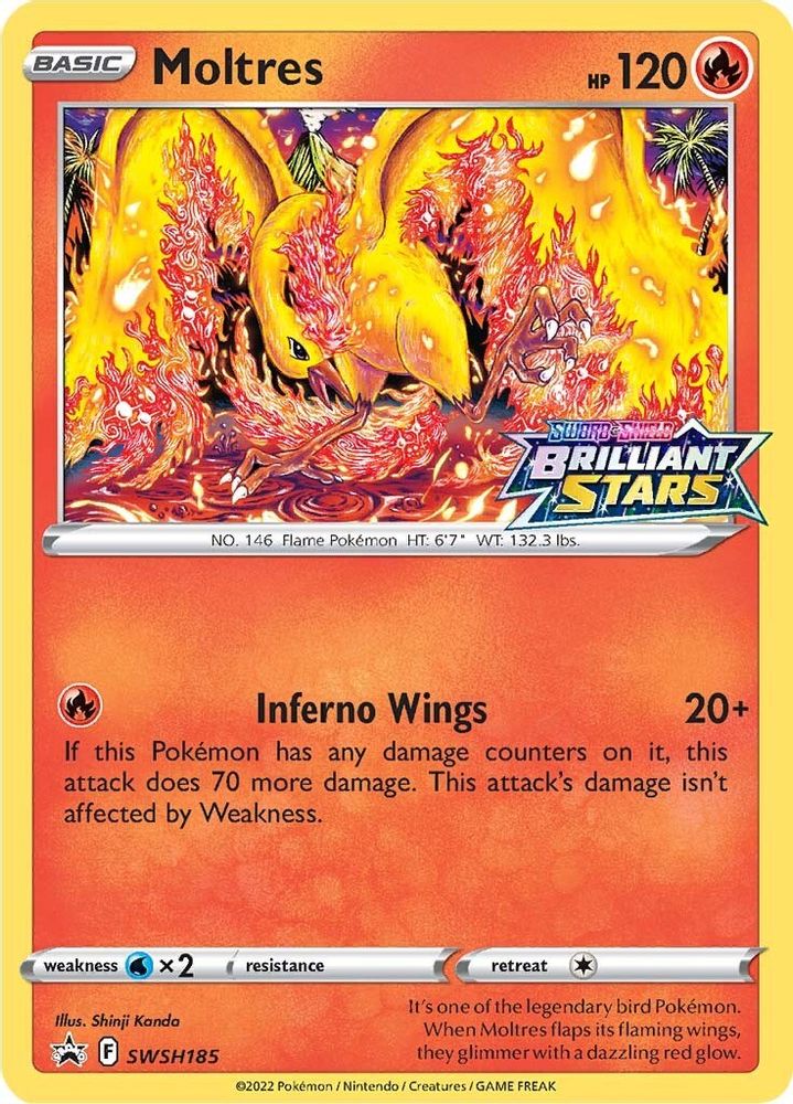 (#SWSH185) Moltres - Holo [Sword & Shield Promo]