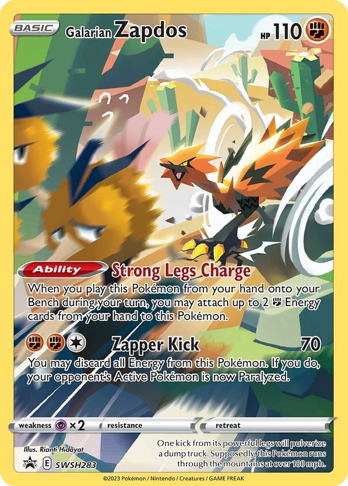 (#SWSH283) Galarian Zapdos - Holo [Sword & Shield Promo]