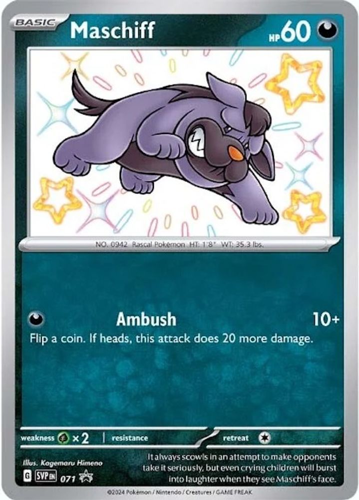 (#071) Maschiff - Holo [Scarlet & Violet Promo]