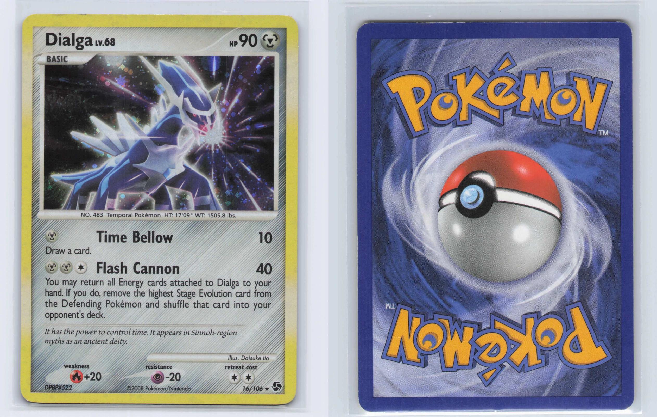 (#16/106) Dialga (Cosmos Holo) - Normal [Deck Exclusives]