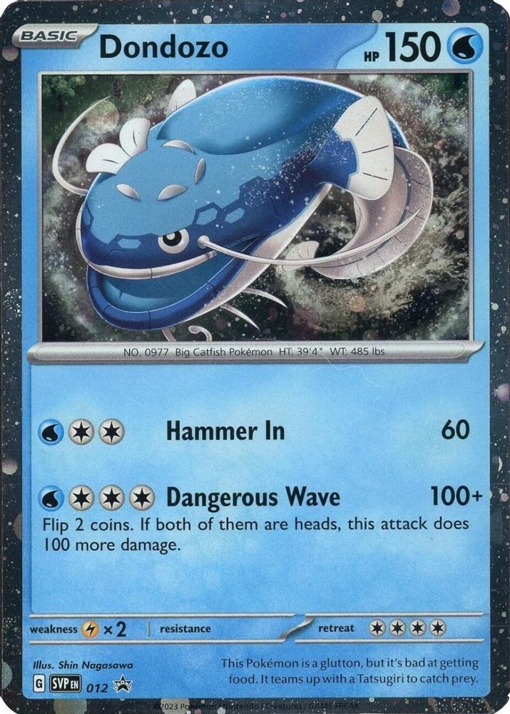 (#012) Dondozo (Cosmos Holofoil) - Holo [Scarlet & Violet Promo]