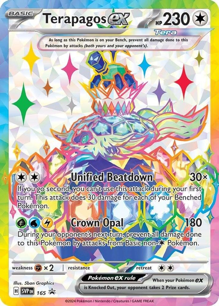 (#165) Terapagos ex - Holo [Scarlet & Violet Promo]