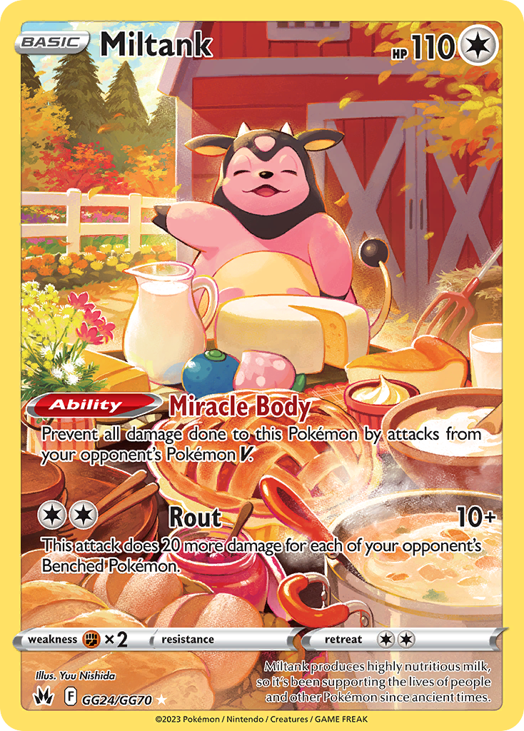 (#GG24/GG70) Miltank - Holo [Crown Zenith Galarian Gallery]