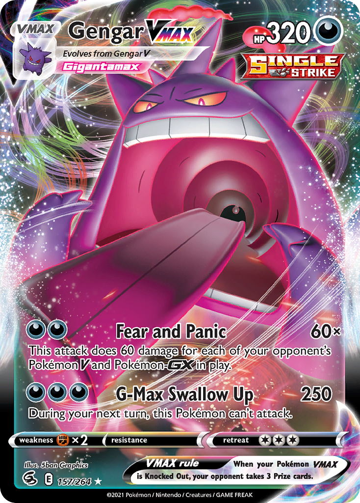 (#157/264) Gengar VMAX - Holo [Fusion Strike]