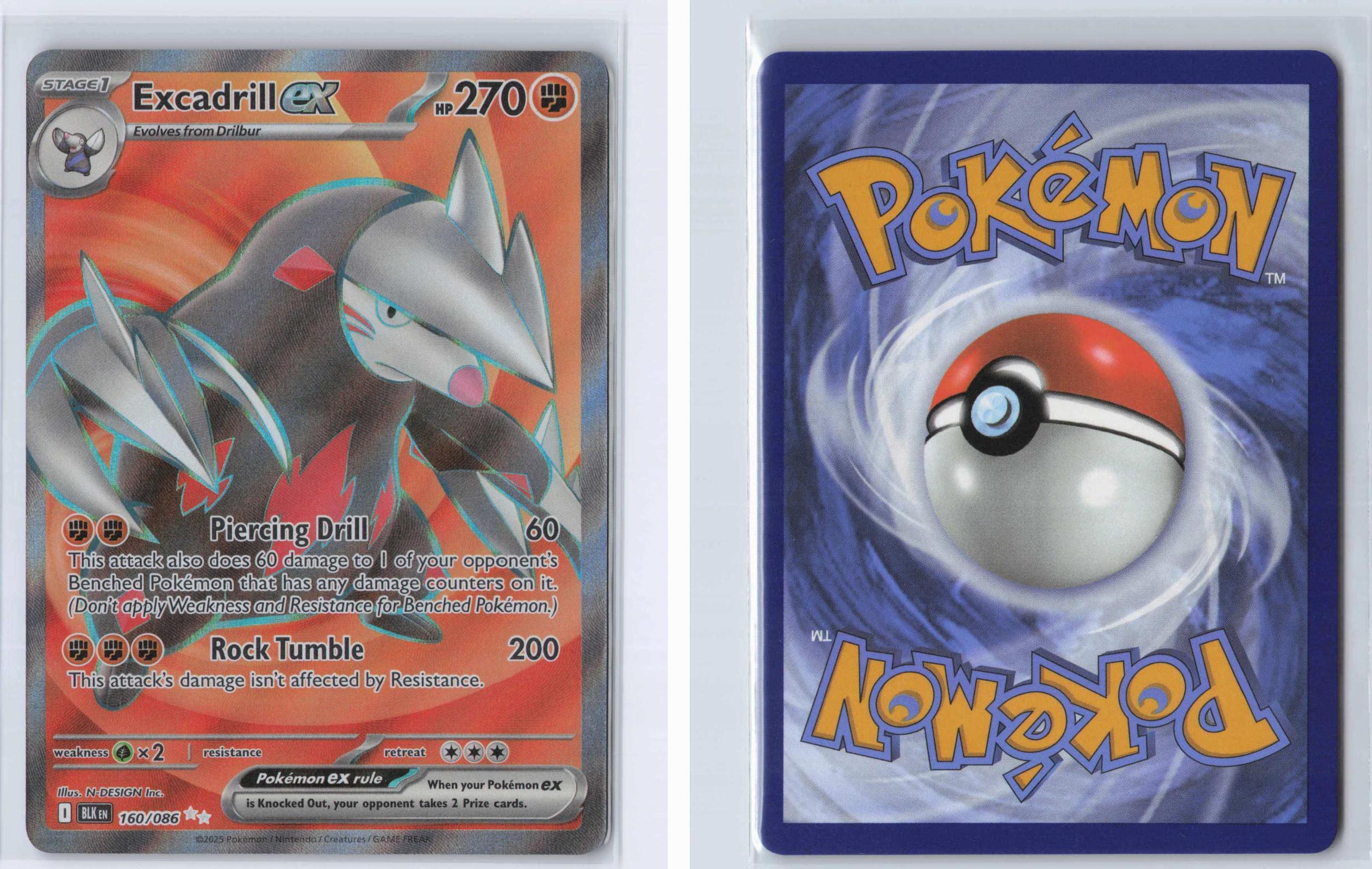 (#160/086) Excadrill ex - Holo [Black Bolt]