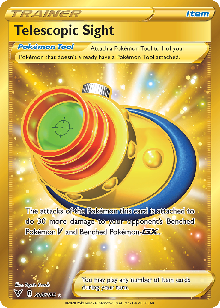 (#203/185) Telescopic Sight - Holo [Vivid Voltage]