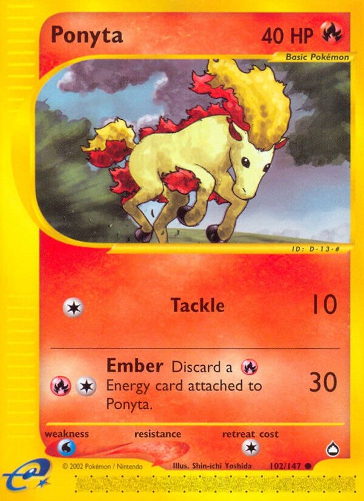 (#102/147) Ponyta - Normal [Aquapolis]