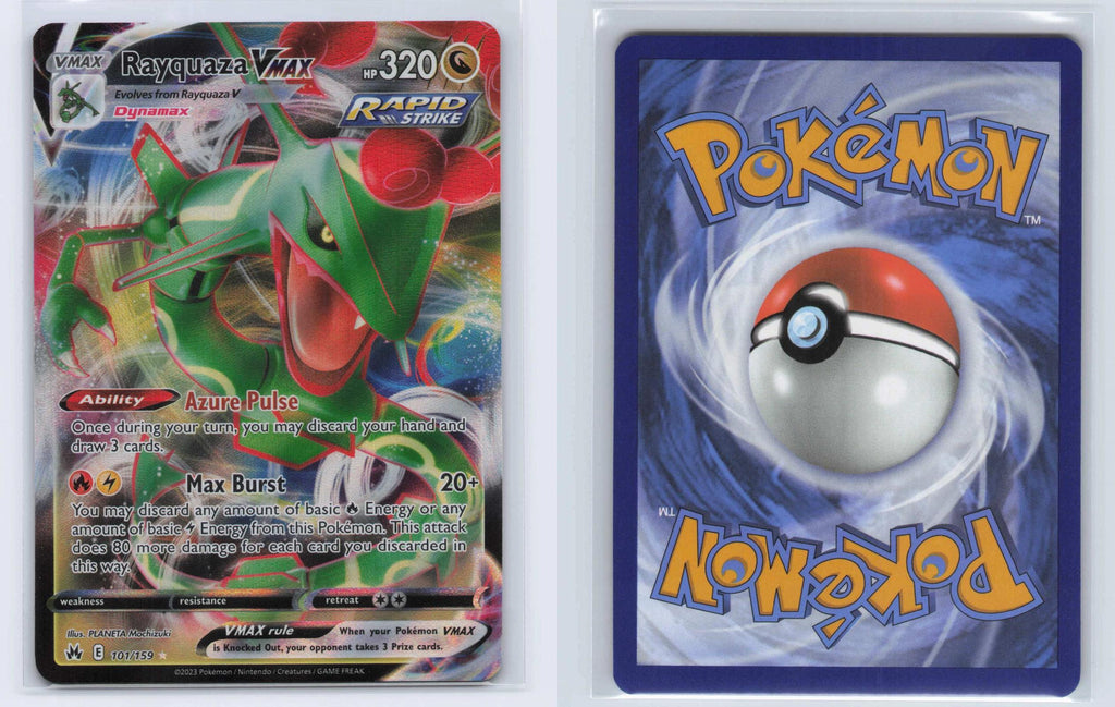 (#101/159) Rayquaza VMAX - Holo [Crown Zenith]