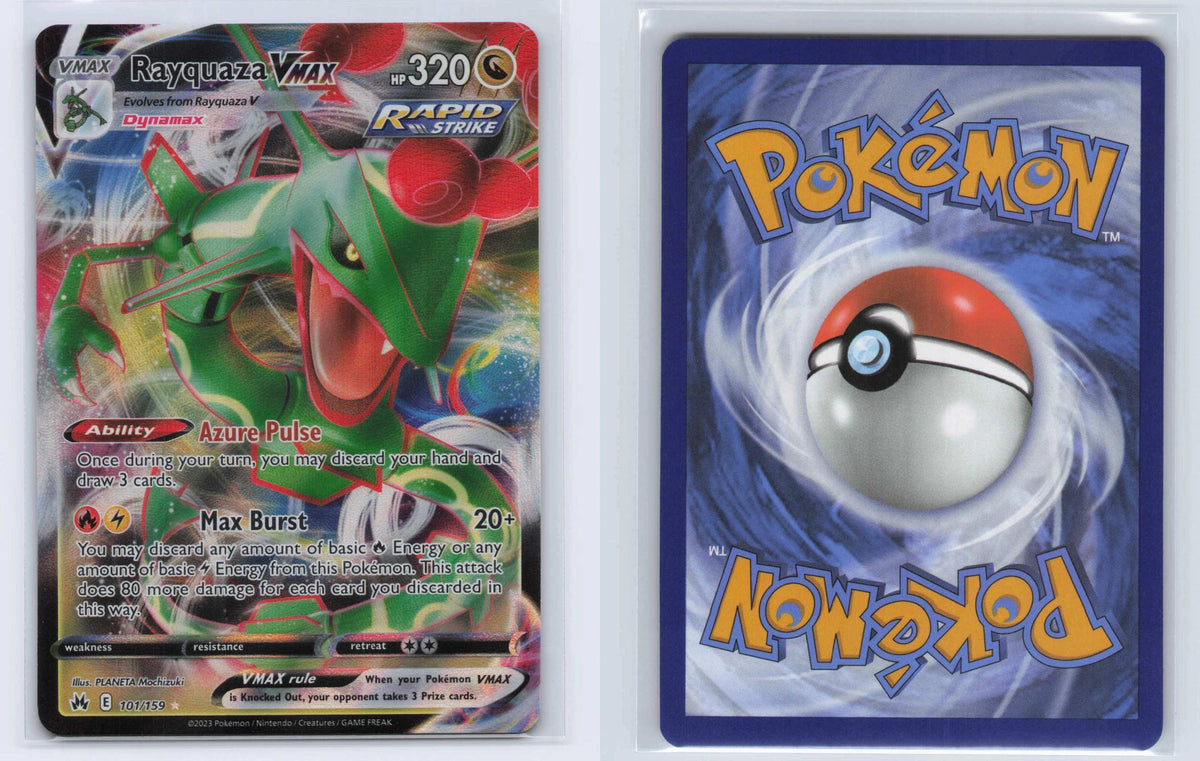 (#101/159) Rayquaza VMAX - Holo [Crown Zenith]