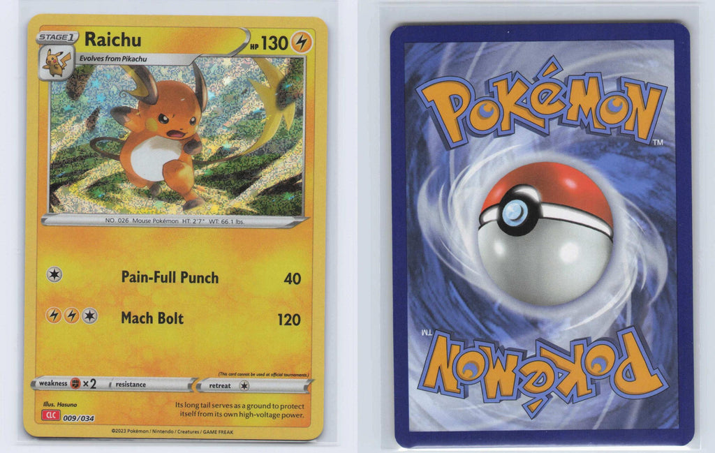 (#009/034) Raichu - Holo [Trading Card Game Classic]