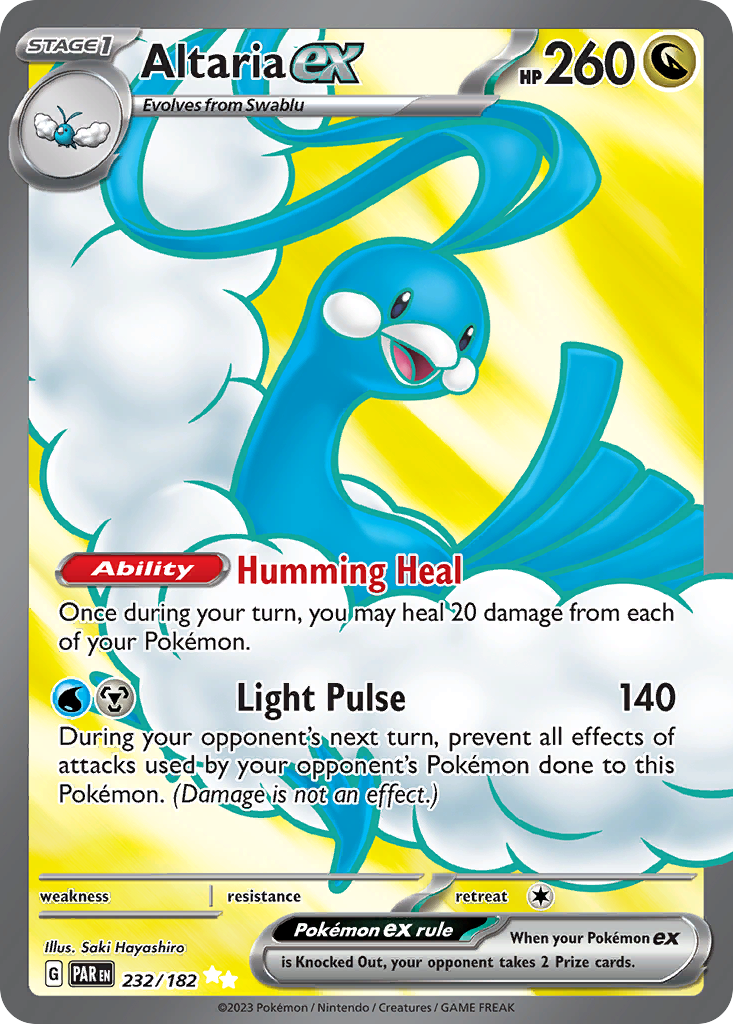 (#232/182) Altaria ex - Holo [Paradox Rift]