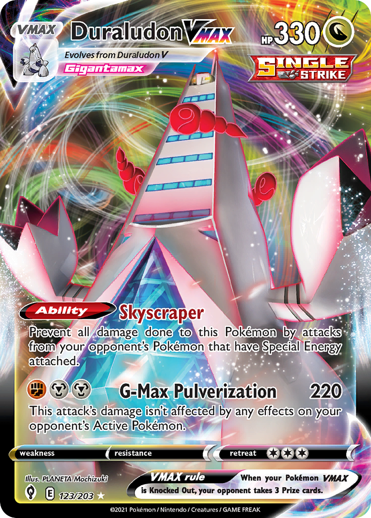 (#123/203) Duraludon VMAX - Holo [Evolving Skies]
