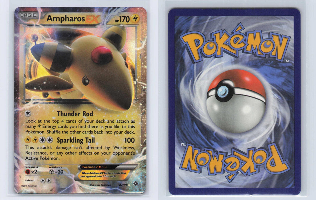(#27/98) Ampharos EX - Holo [Ancient Origins]