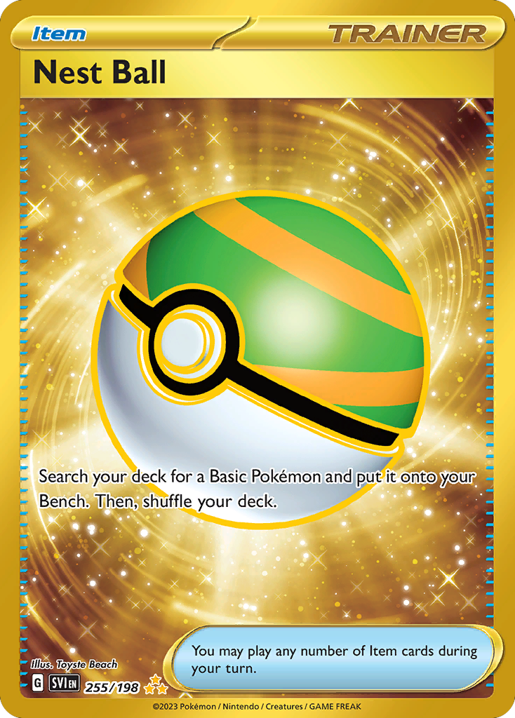 (#255/198) Nest Ball - Holo [Scarlet & Violet]