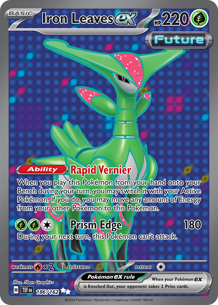 (#186/162) Iron Leaves ex - Holo [Temporal Forces]