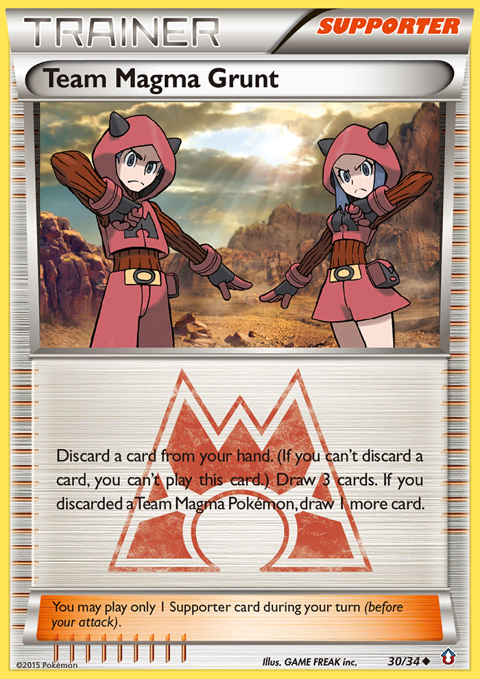(#30/34) Team Magma Grunt - Normal [Double Crisis]