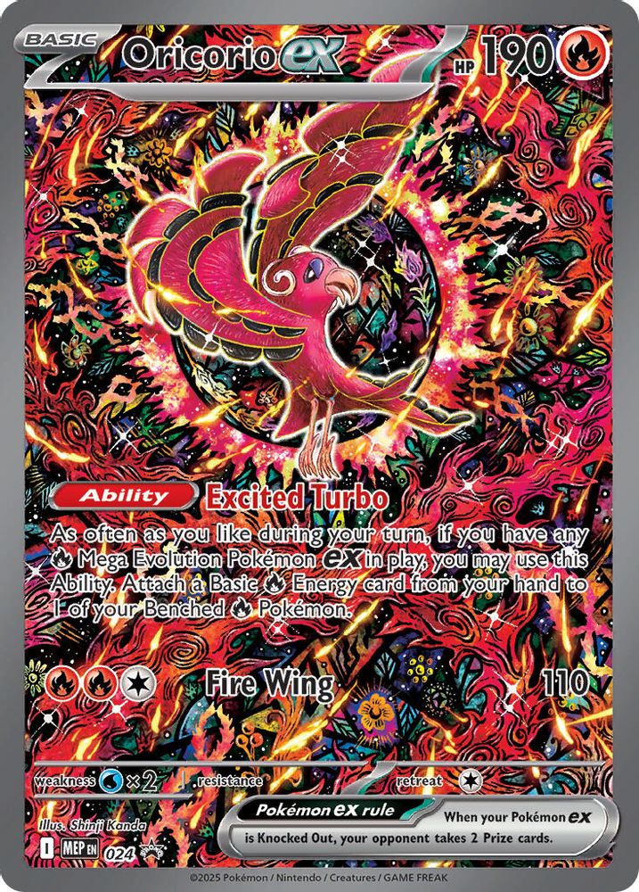 (#024) Oricorio ex - Holo [ME: Mega Evolution Promo]