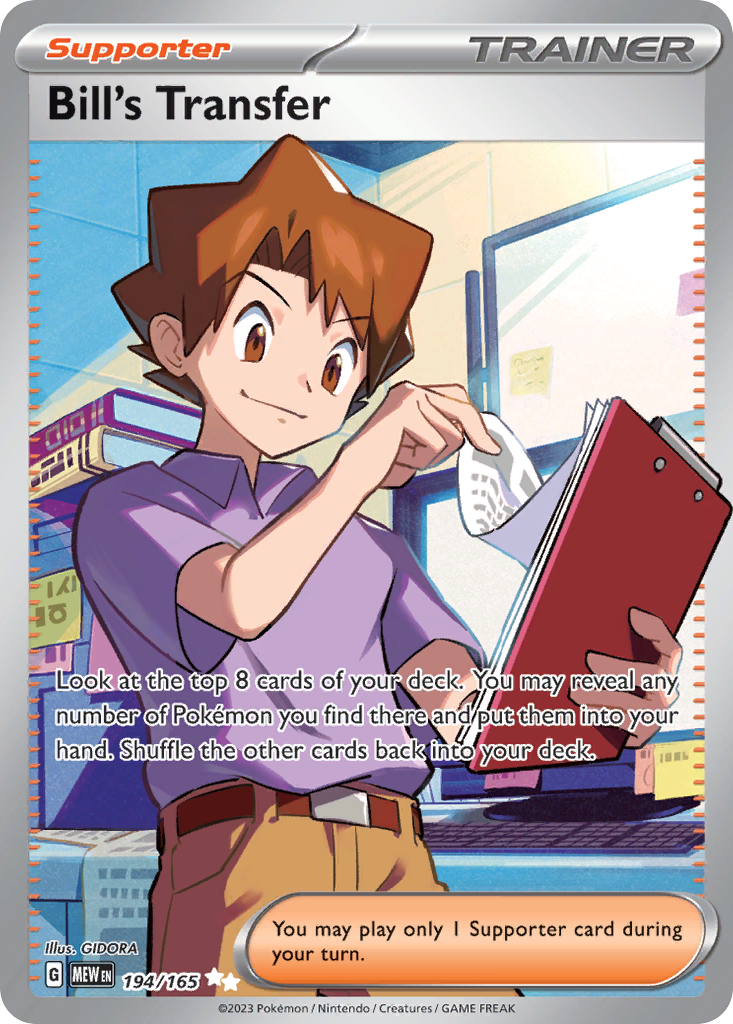 (#194/165) Bill's Transfer - Holo [151]