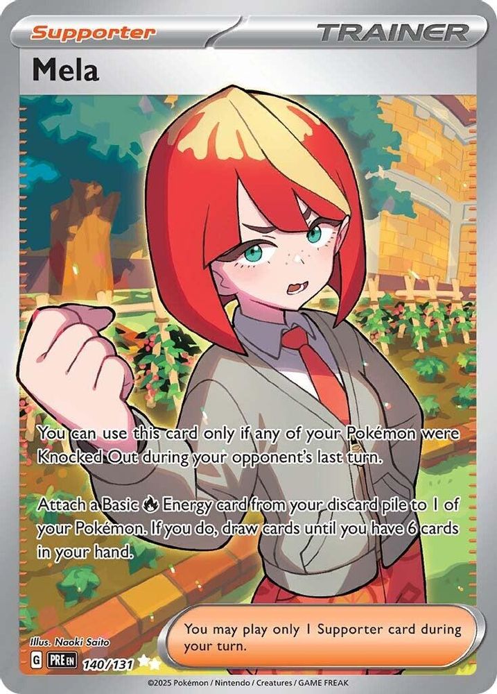(#140/131) Mela - Holo [Prismatic Evolutions]