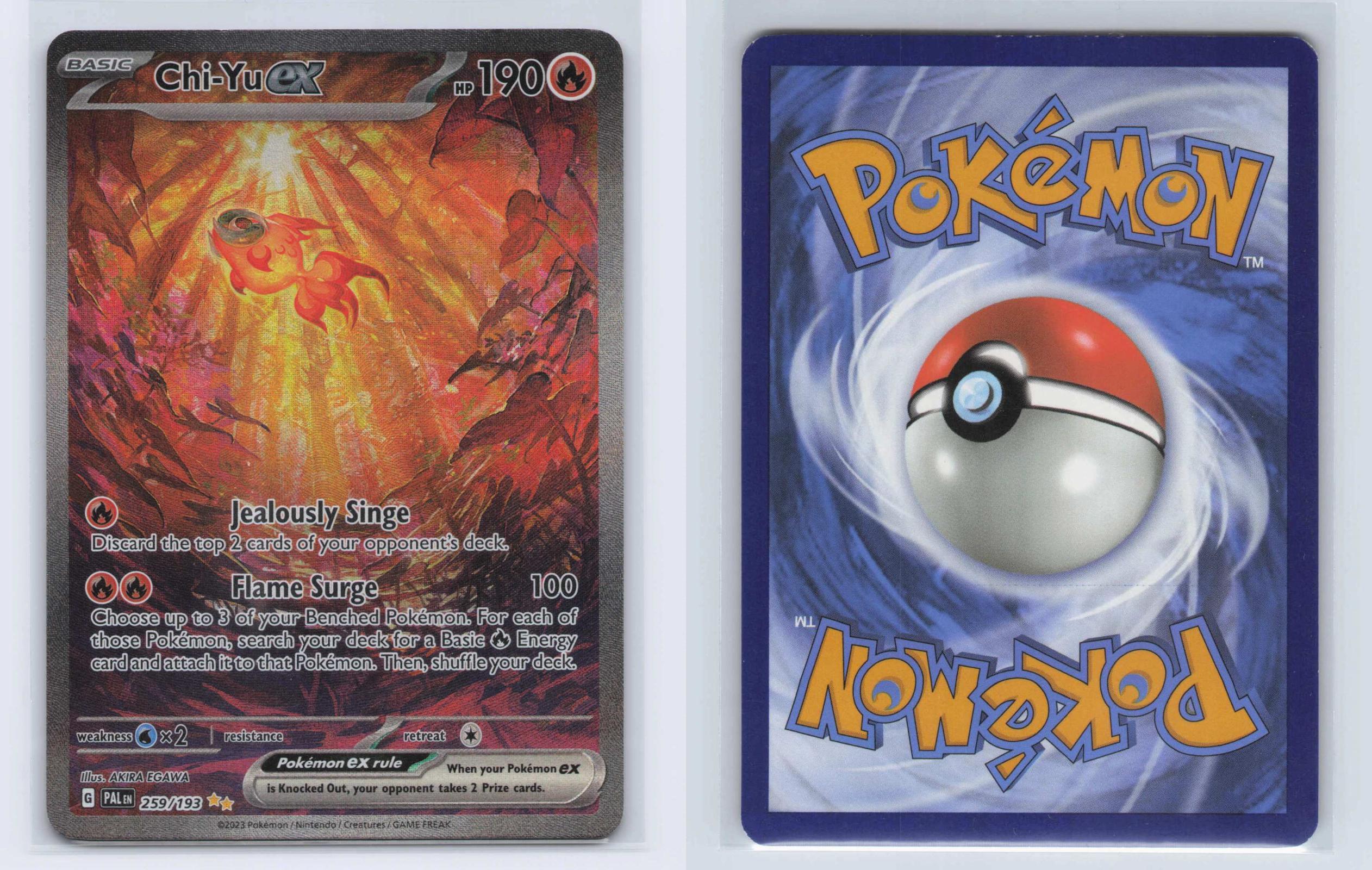 (#259/193) Chi-Yu ex - Holo [Paldea Evolved]