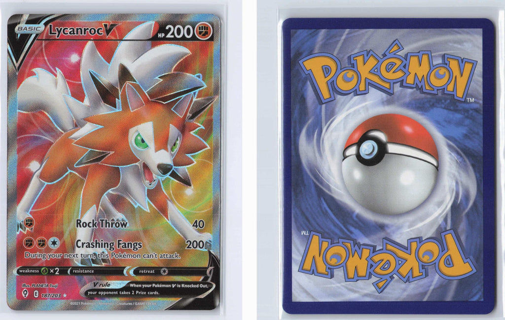 (#187/203) Lycanroc V - Holo [Evolving Skies]