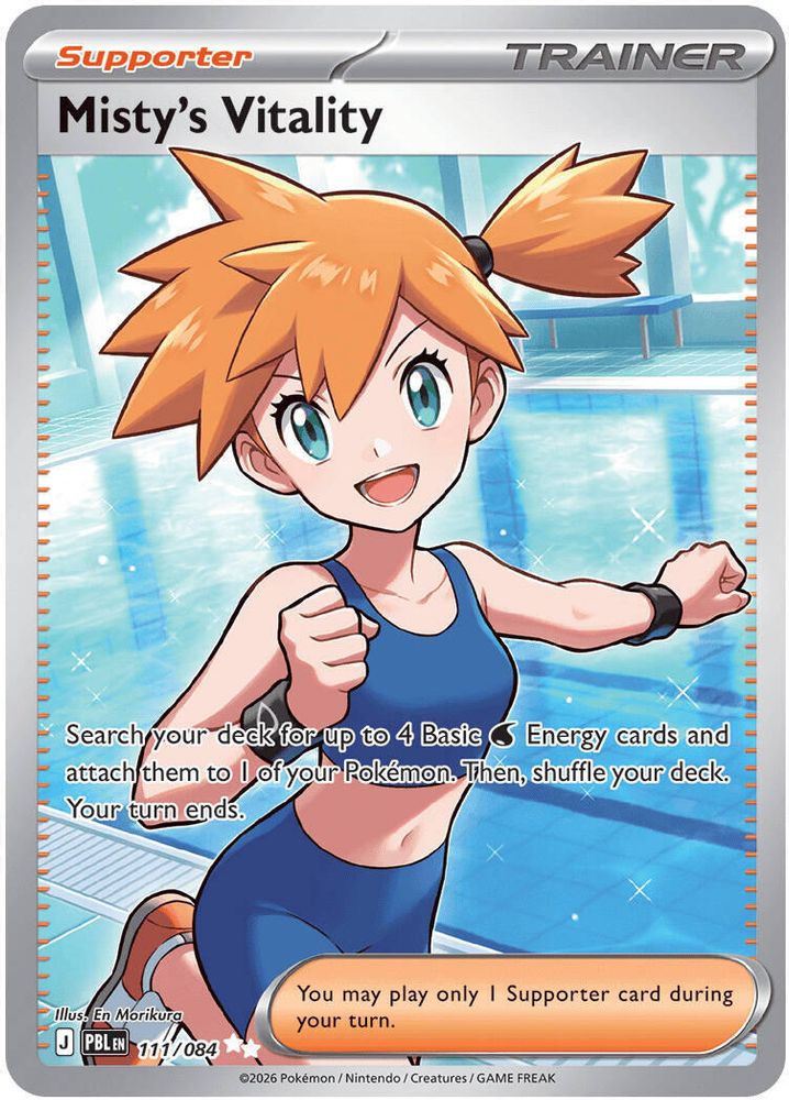(#111/084) Misty's Vitality - Holo [Pitch Black]