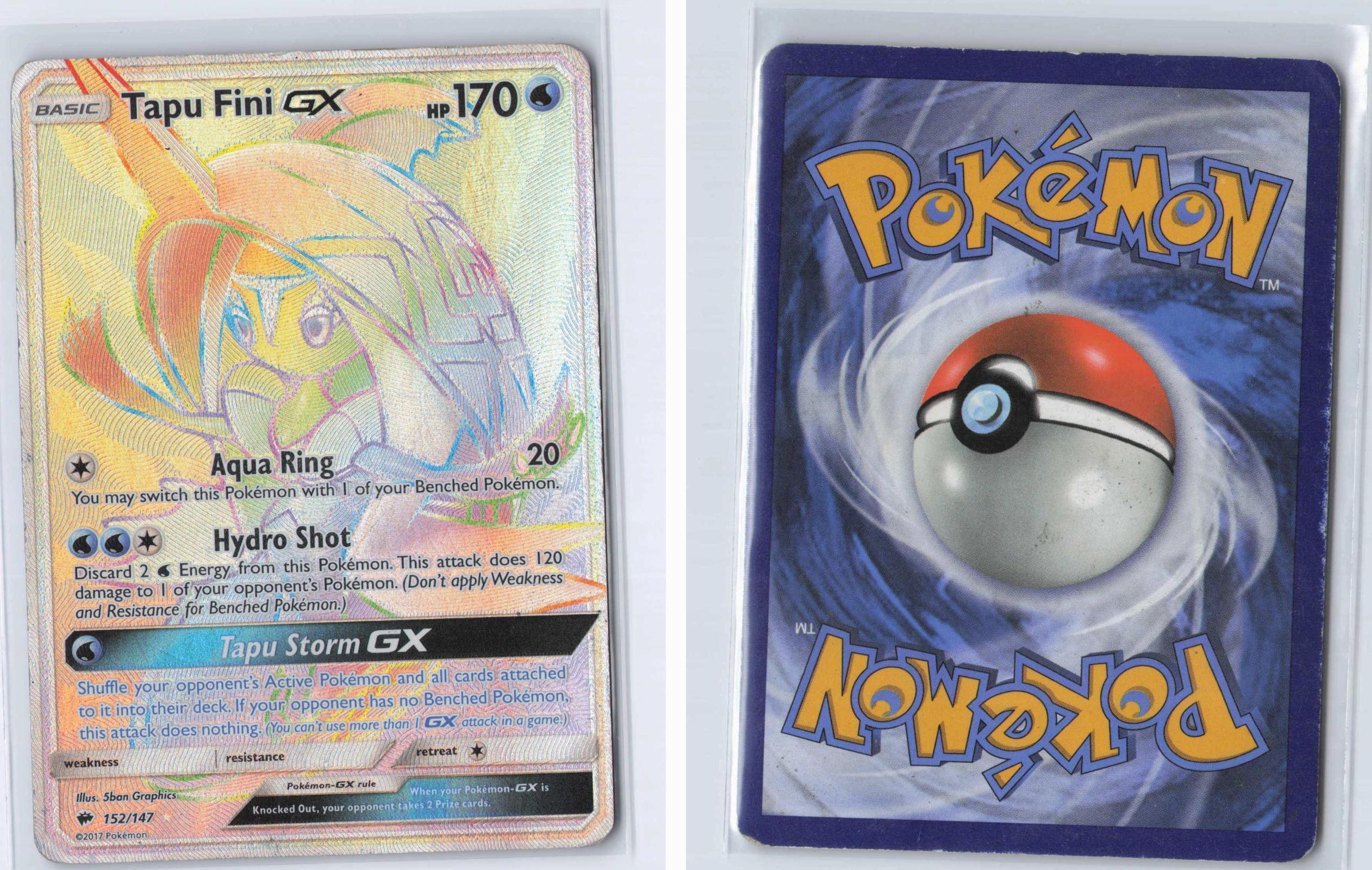 (#152/147) Tapu Fini GX - Holo [Burning Shadows]
