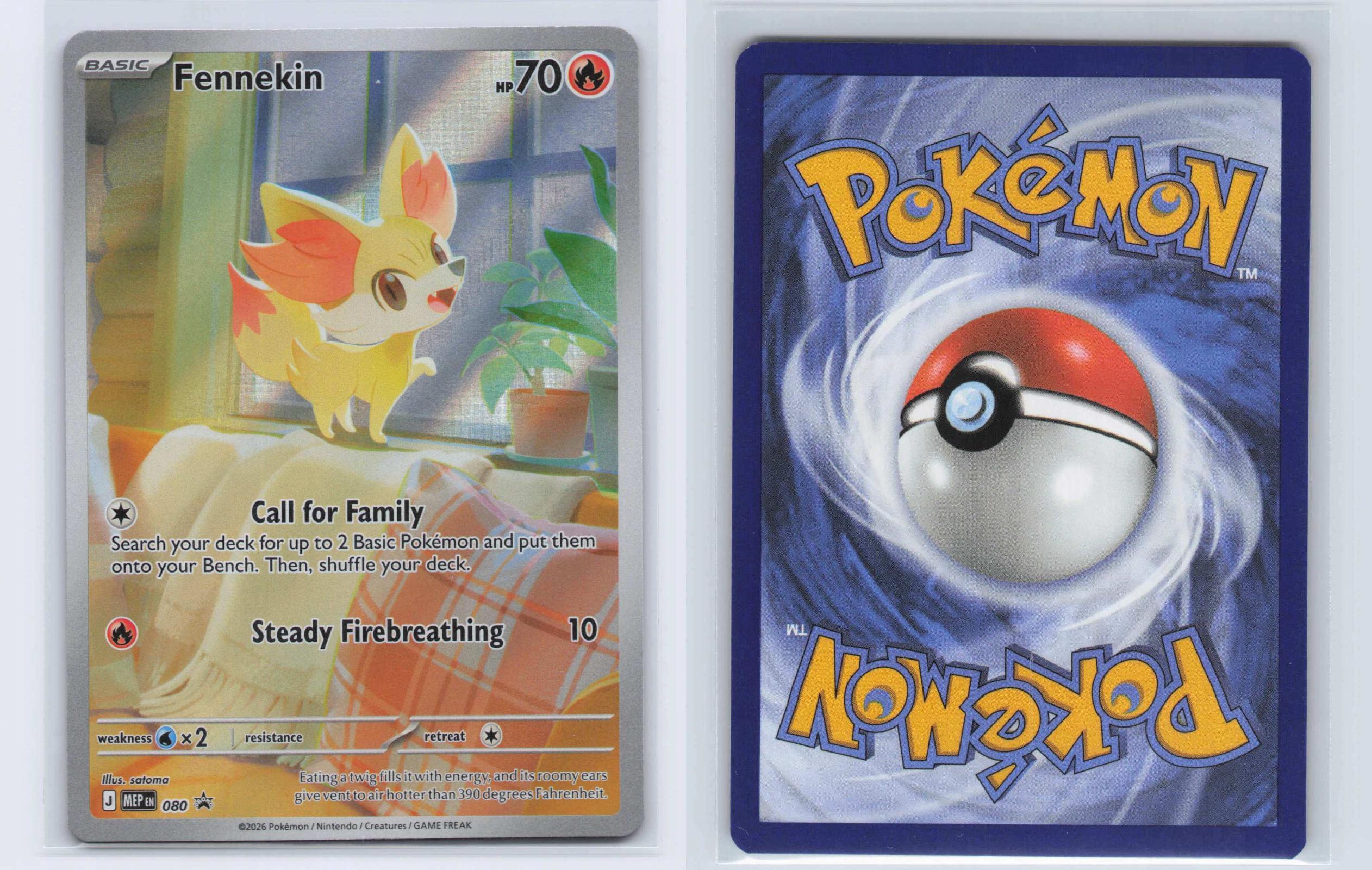 (#080) Fennekin - Holo [ME: Mega Evolution Promo]