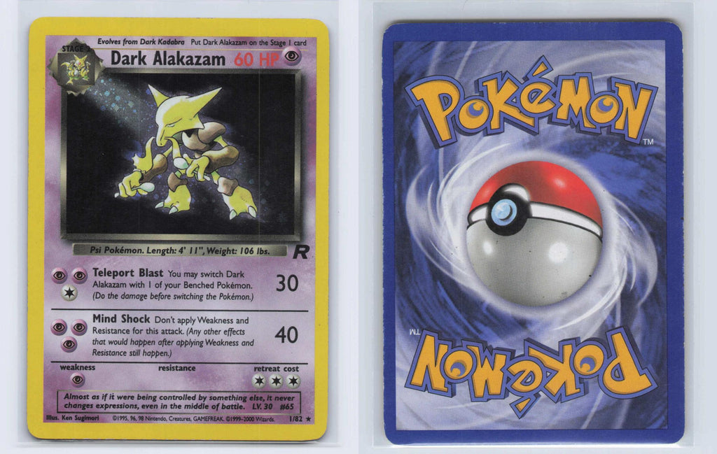 (#1/82) Dark Alakazam - Unlimited Holo [Team Rocket]