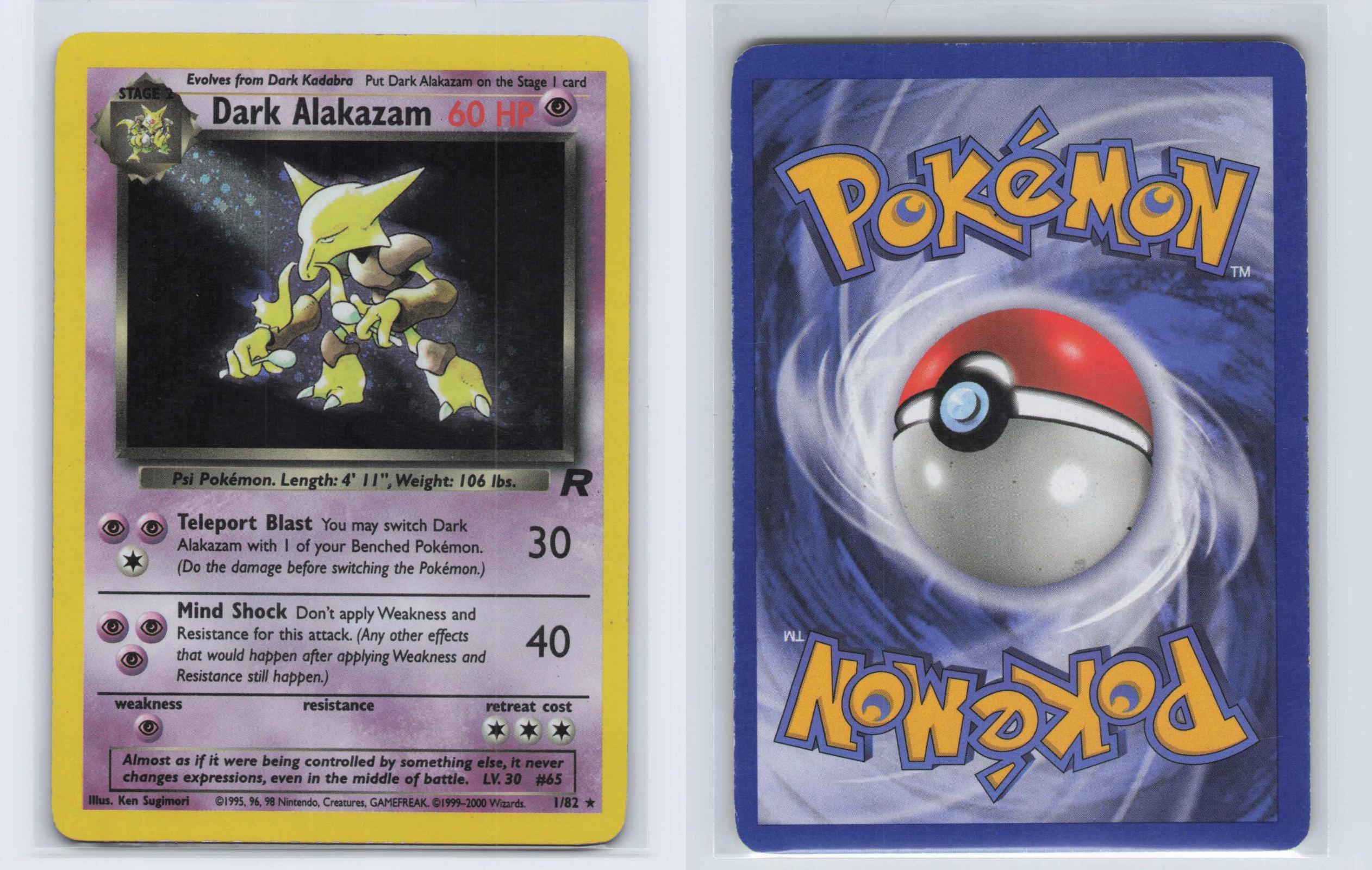 (#1/82) Dark Alakazam - Unlimited Holo [Team Rocket]