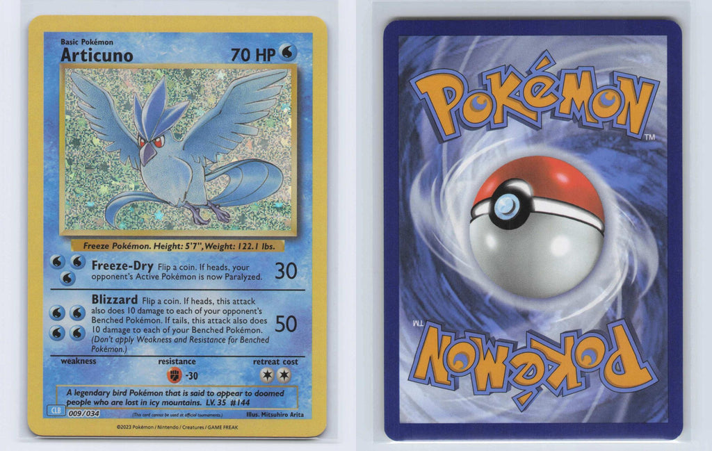 (#009/034) Articuno - Holo [Trading Card Game Classic]