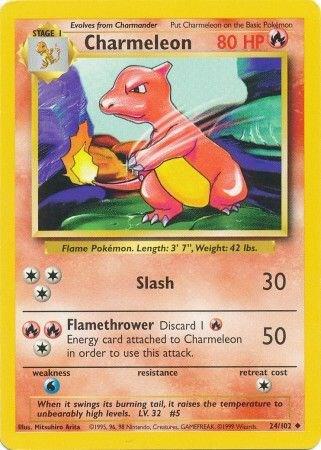(#024/102) Charmeleon [Base Set]