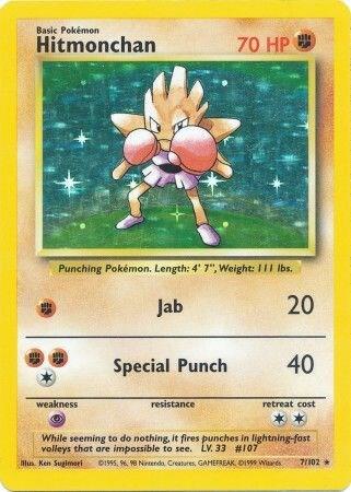 (#007/102) Hitmonchan [Base Set]