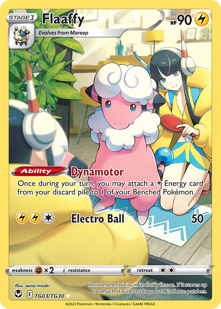 (#TG03/TG30) Flaaffy - Holo [Silver Tempest Trainer Gallery]