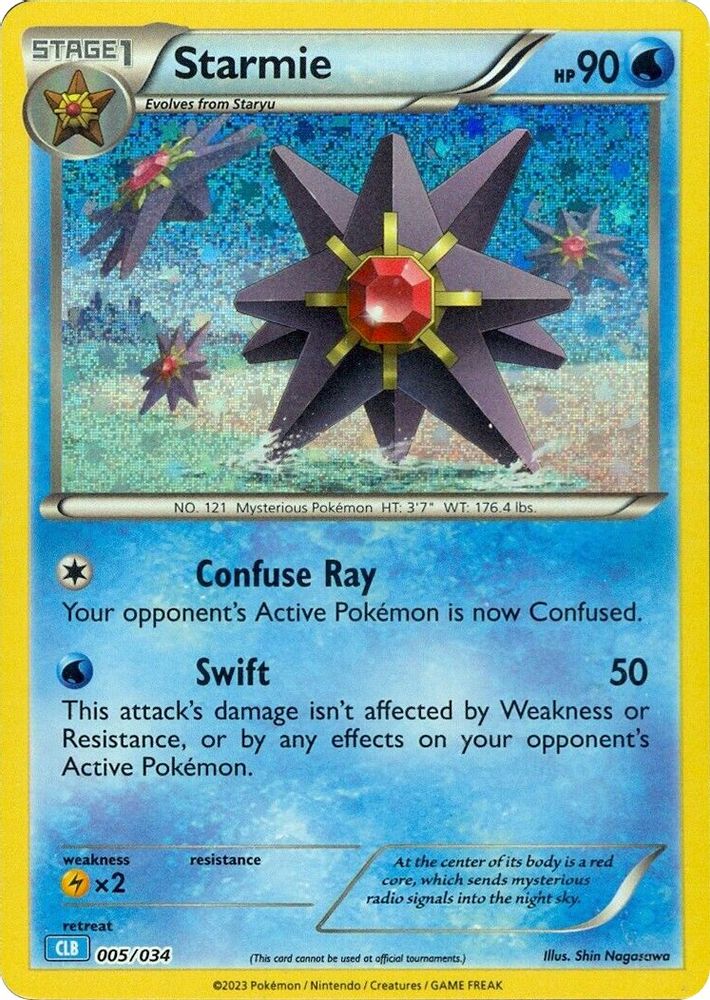 (#005/034) Starmie - Holo [Trading Card Game Classic]