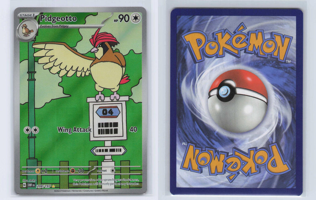 (#208/197) Pidgeotto - Holo [Obsidian Flames]