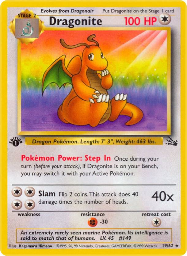 (#19/62) Dragonite (19) [Fossil]