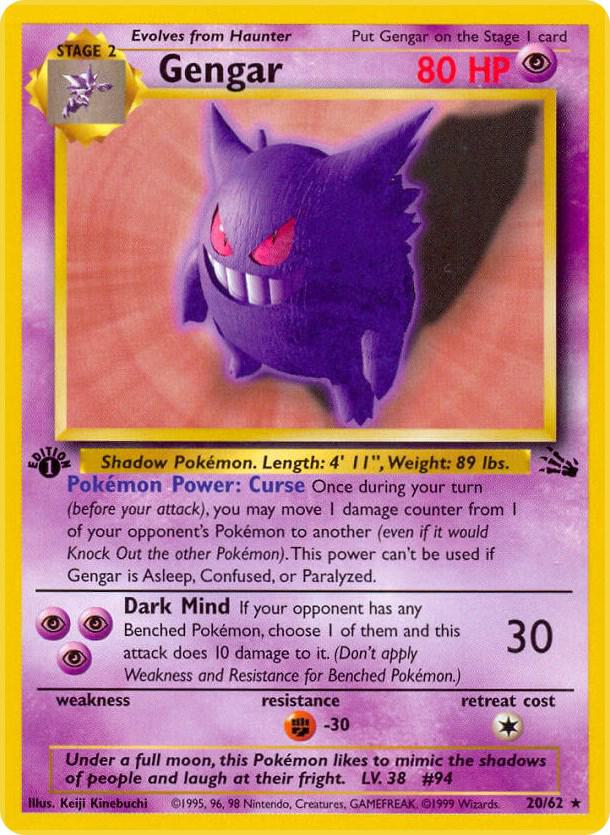 (#20/62) Gengar (20) [Fossil]