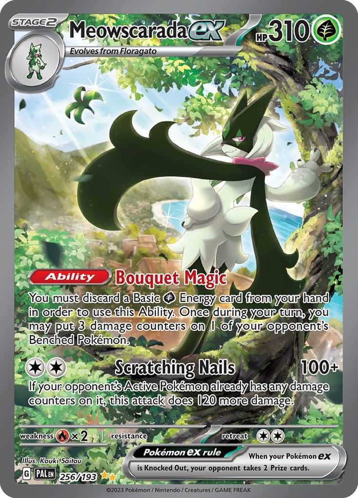 (#256/193) Meowscarada ex - Holo [Paldea Evolved]