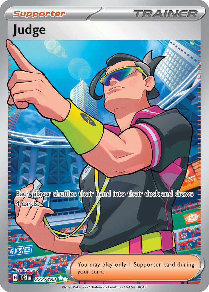 (#222/182) Judge - Holo [Destined Rivals]