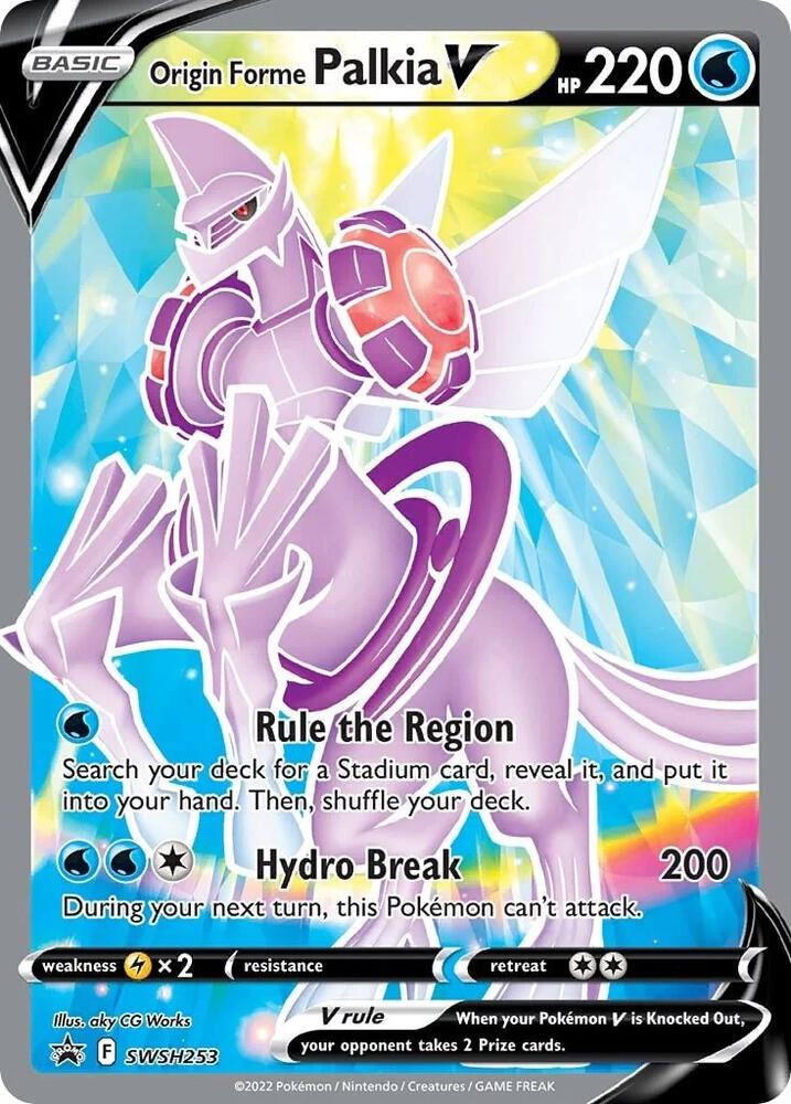 (#SWSH253) Origin Forme Palkia V [SWSH: Sword & Shield Promo Cards]