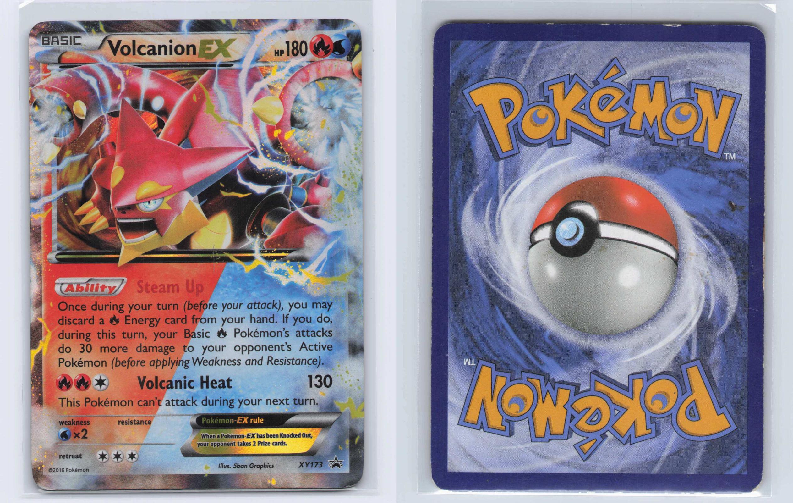 (#XY173) Volcanion EX - Holo [XY Promo]